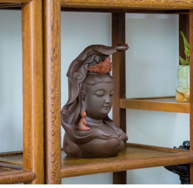 TƯỢNG GỐM CHÂN DUNG QUAN ÂM BỒ TÁT- TƯỢNG ĐẸP- TƯỢNG PHẬT- TƯỢNG TRANG TRÍ