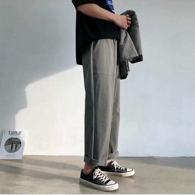 Quần Dài Nam Ống Rộng Thời Trang Phong Cách Hong Kong | BigBuy360 - bigbuy360.vn