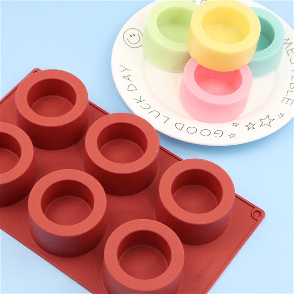 Khuôn silicone làm bánh xốp cupcake không dính chống nhiệt linh hoạt gọn nhẹ tái sử dụng được DIY