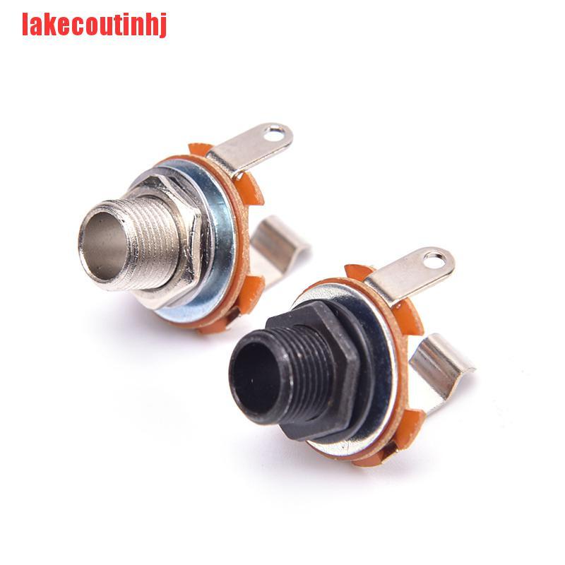 {lakecoutinhj}Jack Plug Socket For Electric Guitar Bass,Guitar Pickup Jack Plug Socket 6.35 VSQ