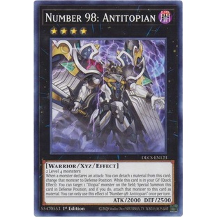 Thẻ bài Yugioh - TCG - Number 98: Antitopian / DLCS-EN123'