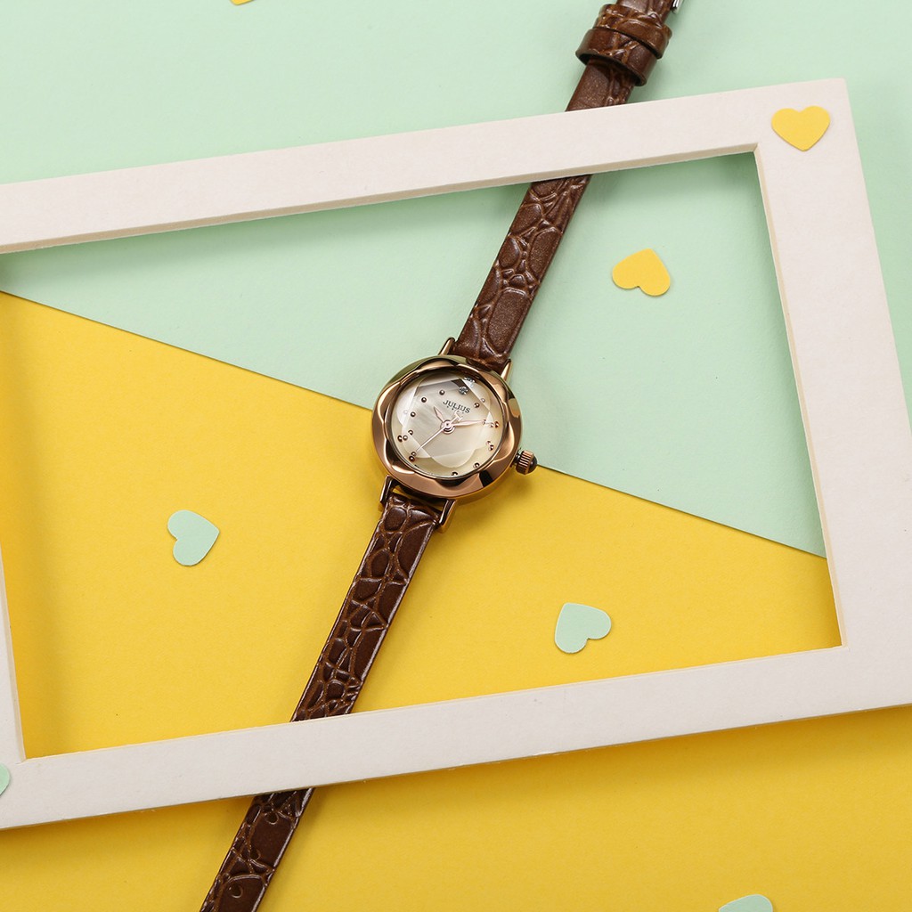 Julius Official | Đồng hồ nữ Julius JA-482 dây da