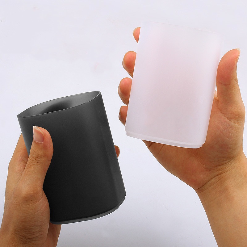 Ống đựng bút bằng nhựa trong suốt đa năng sử dụng đựng đồ dùng tiện lợi