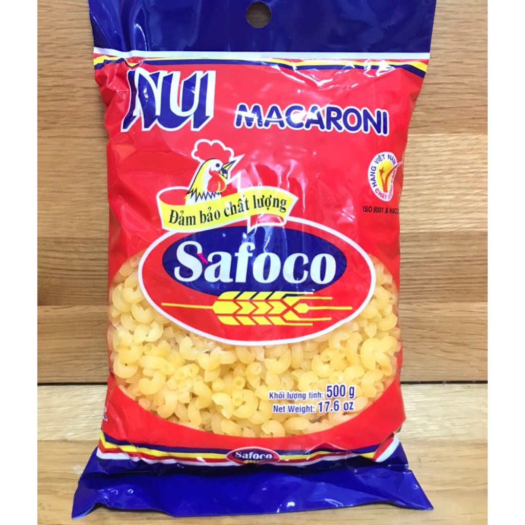 Nui Safoco Loại 400gr và 500gr