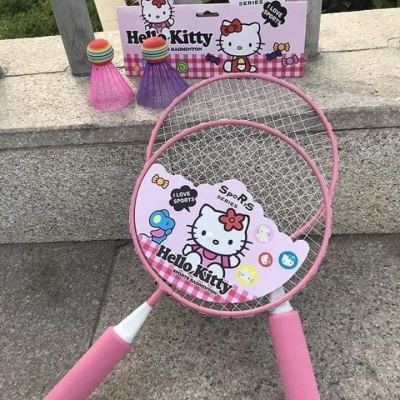 Bộ vợt cầu lông cho bé- tặng kèm 2 bông cầu