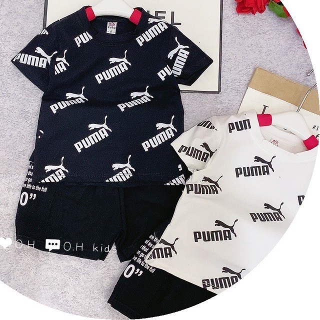 Bộ Puma Cotton Xịn Cho Bé Trai