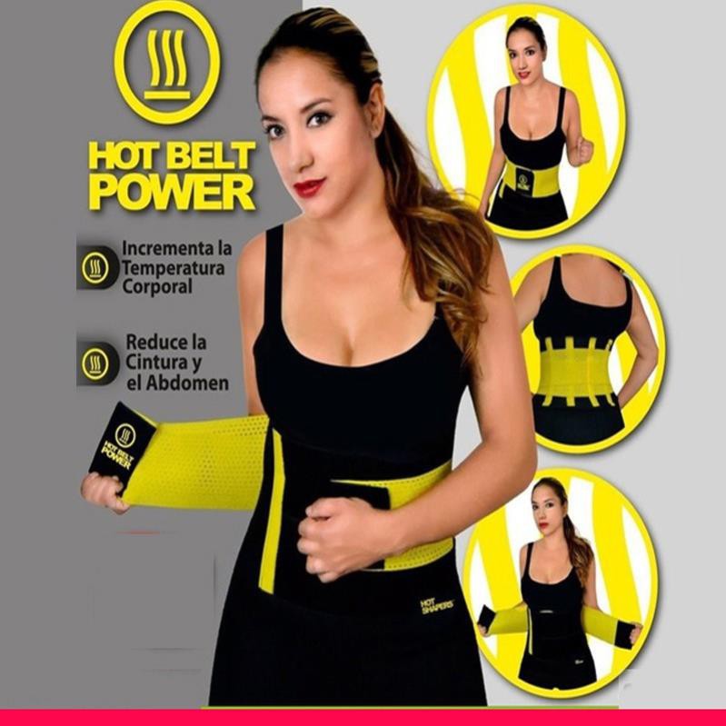 Đai Nịt Bụng Sinh Nhiệt Giải Pháp Giảm Mỡ Bụng Hot Shapers Hot Belt