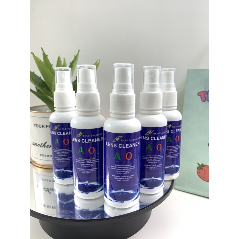 Combo nước và khăn lau kính chuyên dụng cho kính mắt, điện thoại, chống nước đi mưa, làm trong,sáng mắt kính.