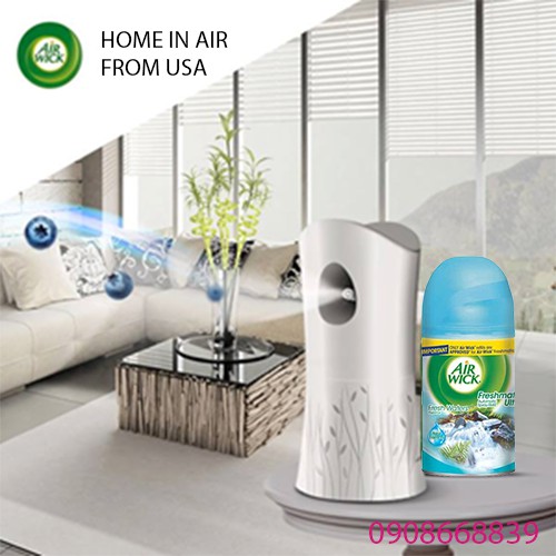 [HCM] Máy Phun Tinh Dầu Tự Động AirWick Freshmatic Ultra Automatic Fresh Linen Snuggle (Mỹ)