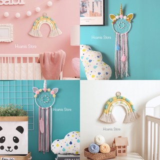 🦄🌈Macrame,Dreamcatcher handmade trang trí phòng ngủ,phòng   khách,homestay,phòng cho bé cực kì đáng yêu🌈🌈🦄