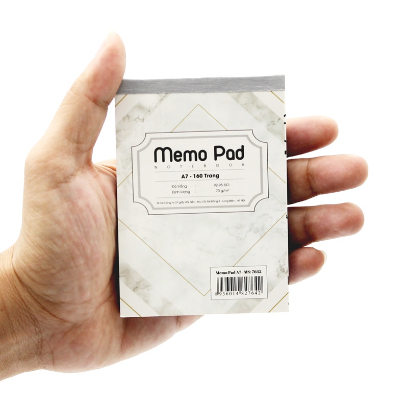 Sổ Xé Memo Pad A7 160 Trang 7642 - Mẫu 9