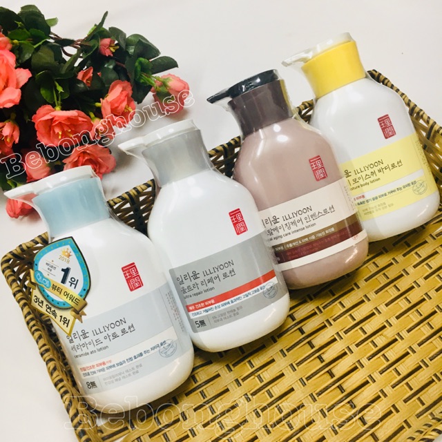 BODY_LOTION Sữa dưỡng thể siêu cấp ẩm da ILLIYOON chính hãng nội địa Hàn