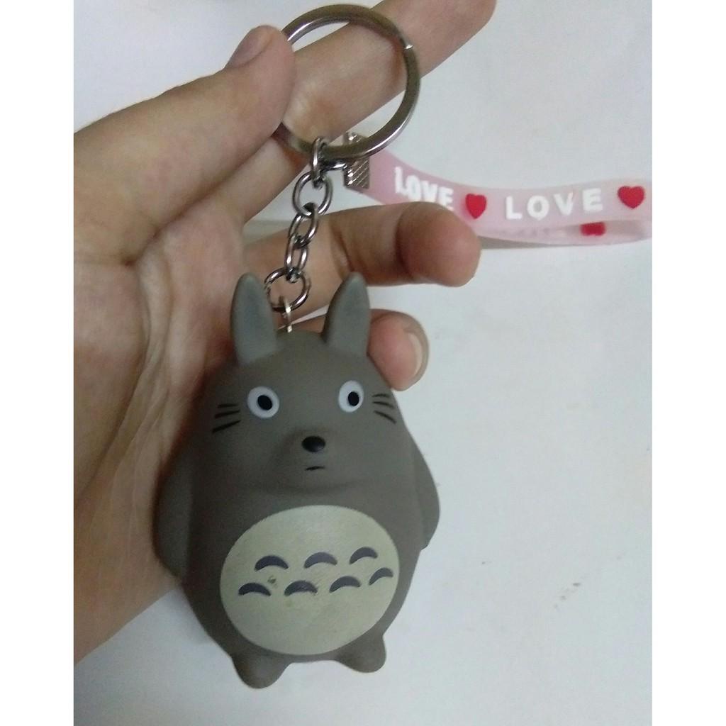 Móc Khóa Totoro Ghibli Dễ Thương, Bóp Kêu Tít Tít Nghe Vui Tai (4cmx7cm) VC