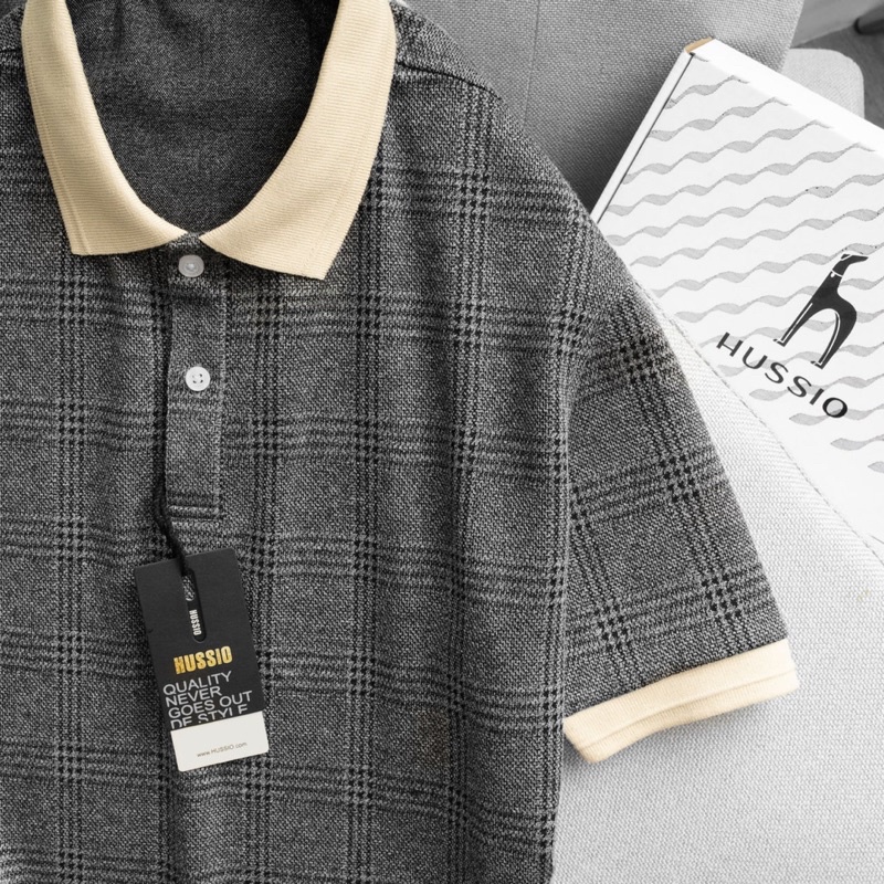 Áo polo nam cao cấp NARYAN vải cotton len siêu xịn, trẻ trung, năng động, chuẩn form - HUSSIO