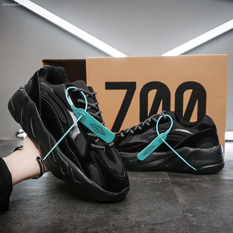 Giày thể thao nam đế dày thoáng khí màu phản quang 700v2