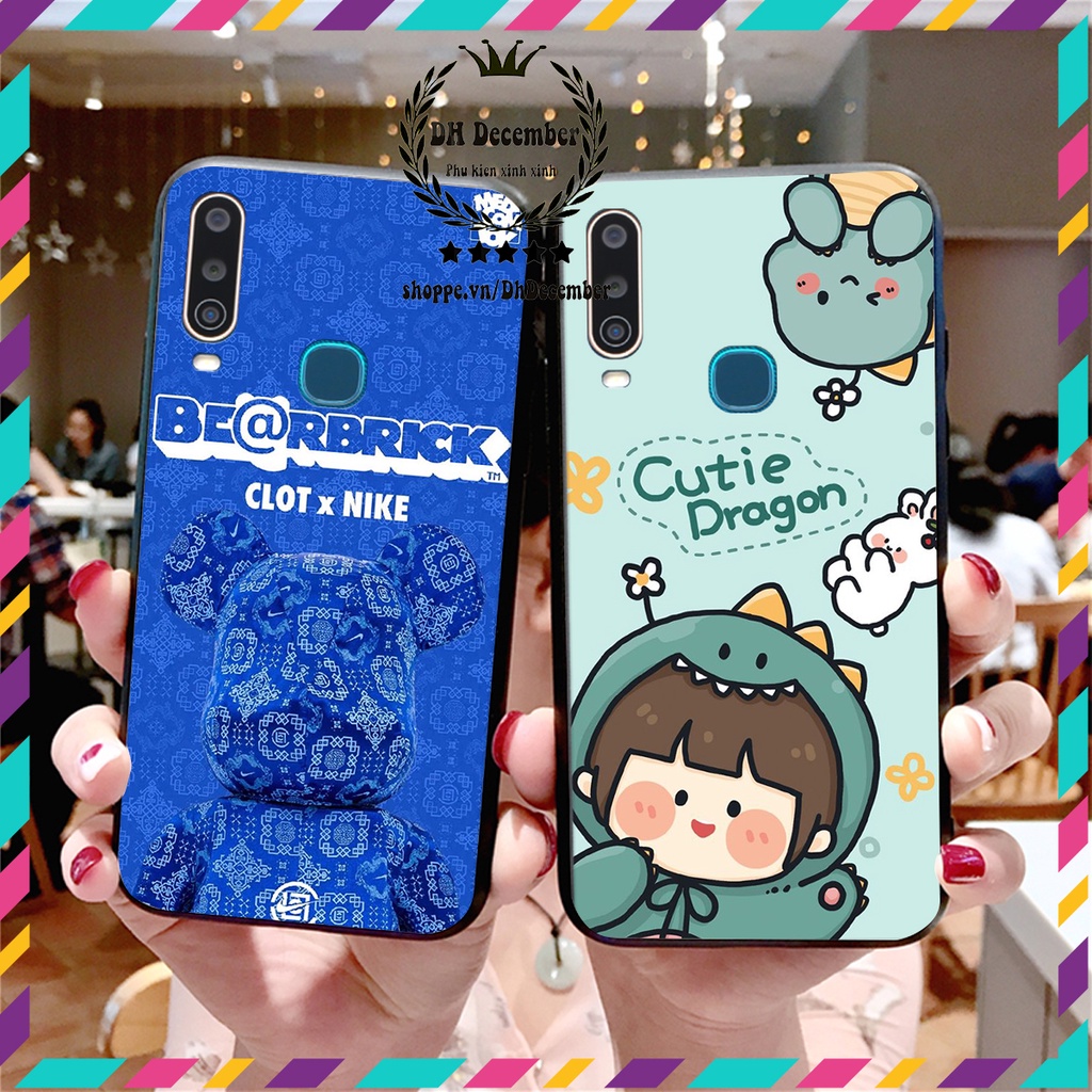 Ốp lưng Vivo U10 / Y 12 / Y15 / Y17 in hình 3D lucky, gấu Brick xinh xắn - KHÔNG NÊN BỎ LỠ