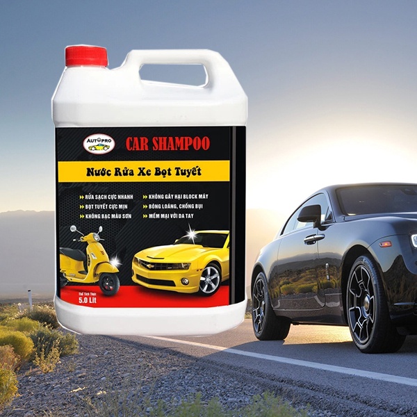 Nước rửa xe bọt tuyết Car Shampoo Hando 5L
