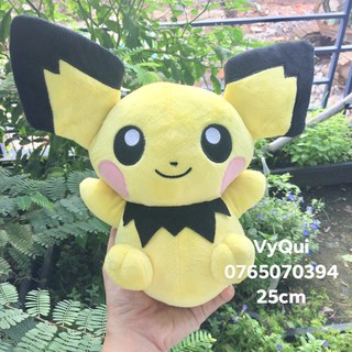 Gấu bông pokemon Pichu 25cm dễ thương