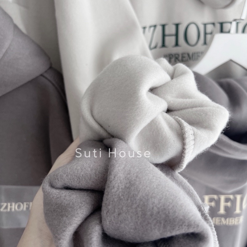 [ẢNH THẬT] Áo Hoodie Zip WZHOFFICAL 2 Màu Tan Ghi Và Xám Chì Form Rộng Unisex Nam Nữ - Suti House | BigBuy360 - bigbuy360.vn