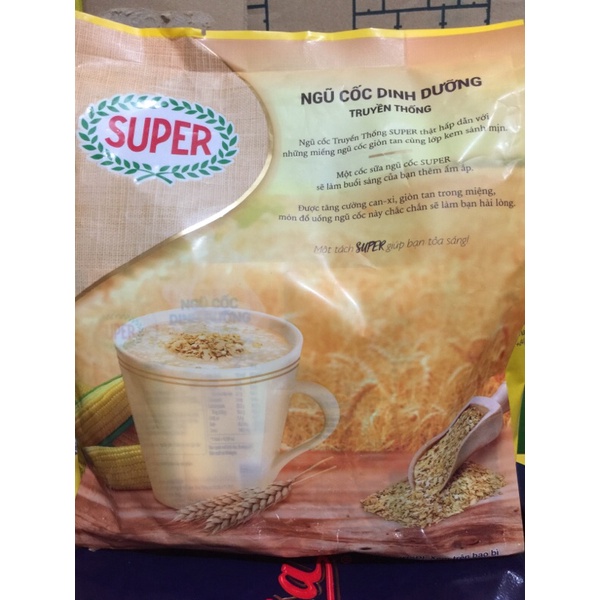 ( MẪU MỚI, HSD: T12/2023) Ngũ cốc dinh dưỡng Super Singapore 450g
