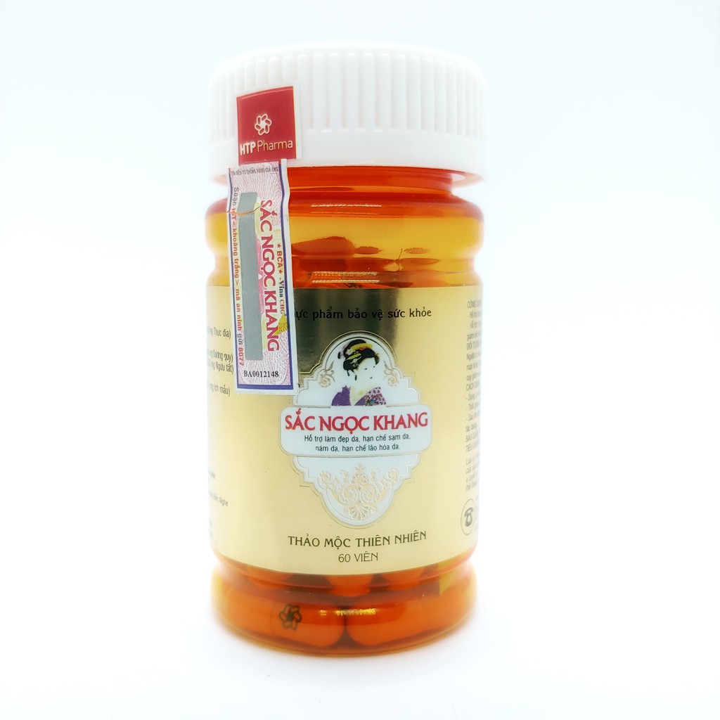 COMBO kết hợp giảm nám 3 Sắc Ngọc Khang [Viên uống Sắc Ngọc Khang vi tảo lục &  Sữa rửa mặt Sắc Ngọc Khag 50g] | Thế Giới Skin Care