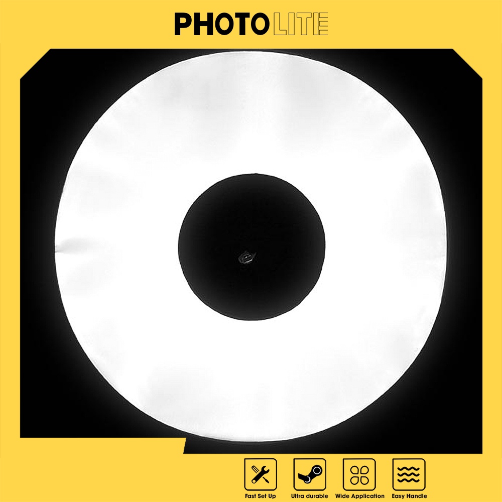 Tản sáng beauty dish 44cm Photolite PA072 cho flash cầm tay, chụp event sự kiện hiệu ứng catch eye ấn tượng