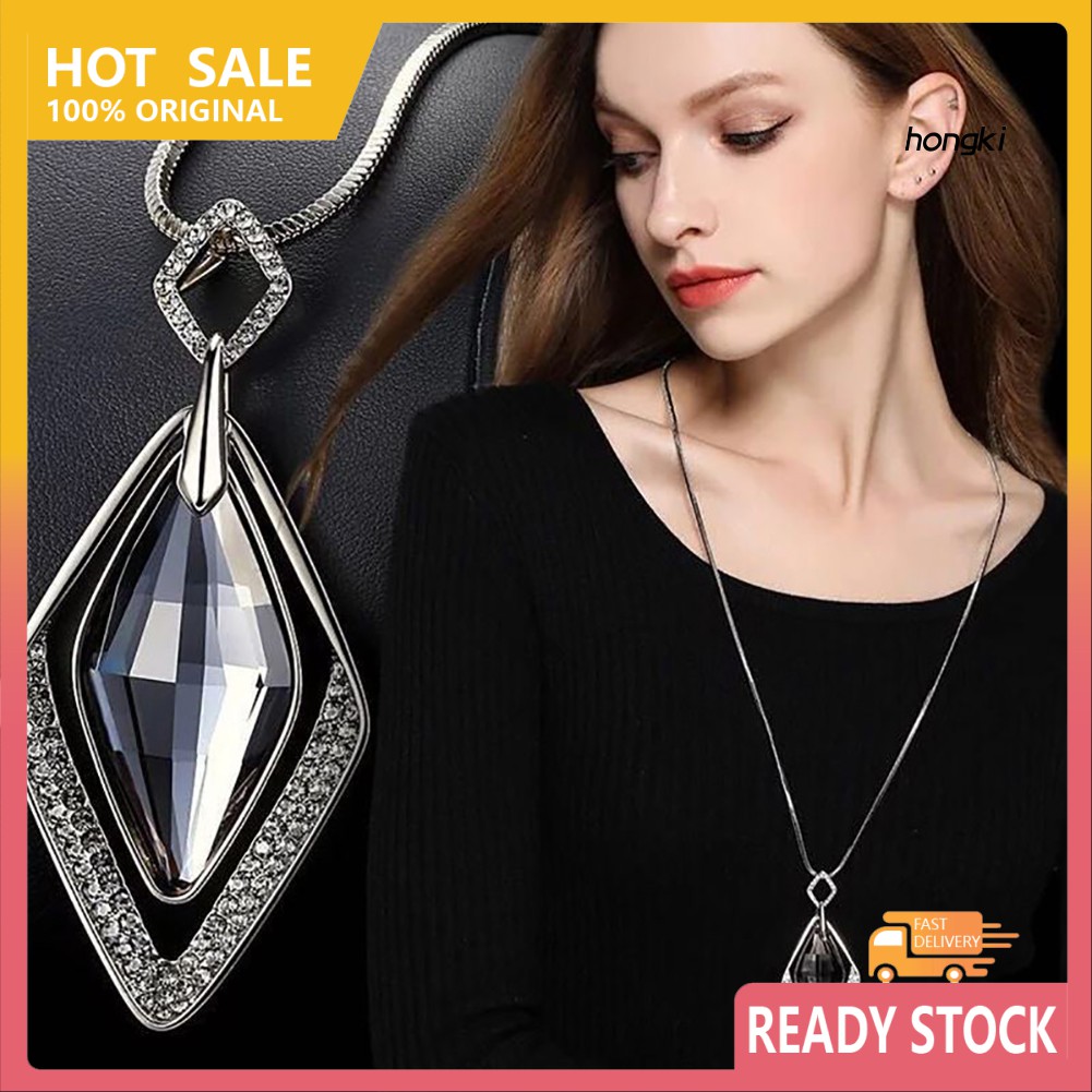 vòng cổ Hợp Kim Đính Đá Nhân Tạo Thời Trang Cho Nữ