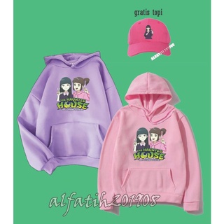 Áo Sweater In Hình Hariko Guen Shinbi house Cá Tính
