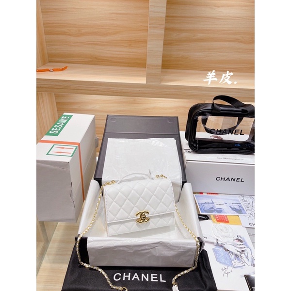 Túi đeo chéo nữ Chanel* Flap da thật cao cấp chuẩn Au nhập khẩu mới nhất 2021 fullbox
