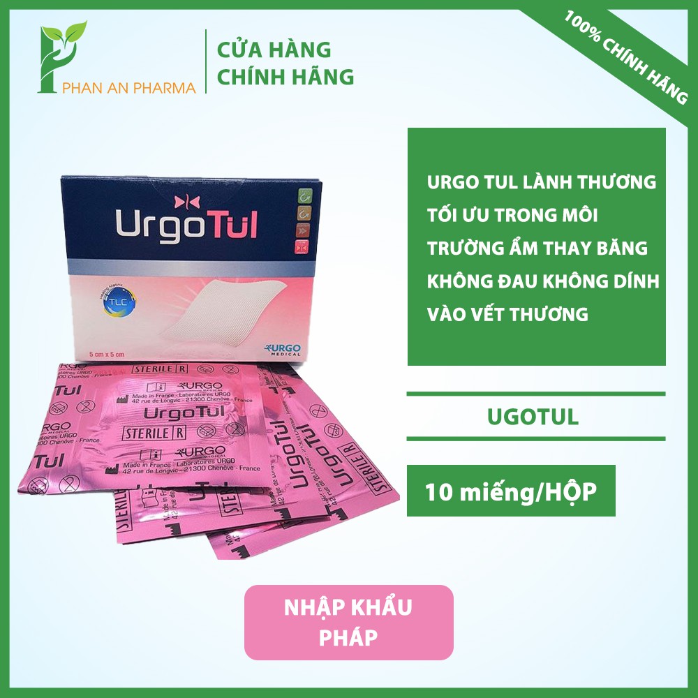 Urgo Tul Lành thương tối ưu trong môi trường ẩm Thay băng không đau Không dính vào vết thương CN132