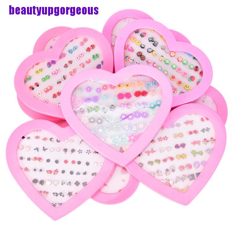 Bông Tai Handmade Hình Hoa Trái Cây Bằng Đất Sét Dễ Thương Xinh Xắn