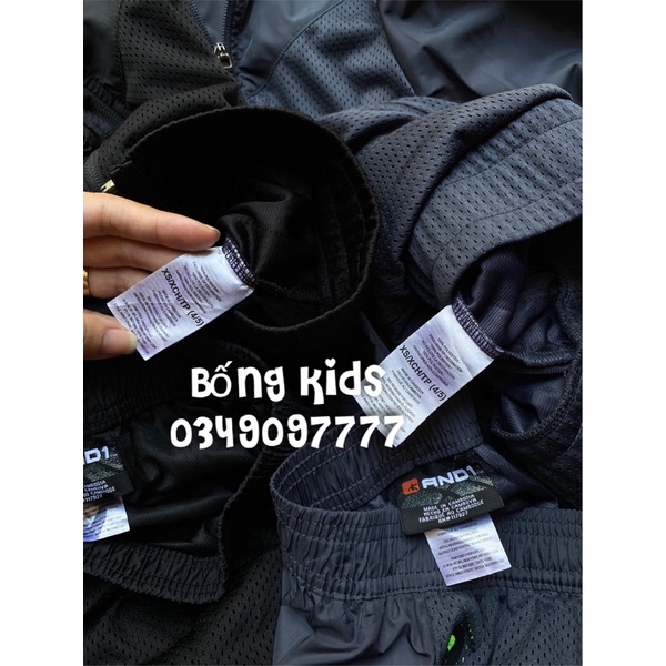 Bộ Gió Kéo Khoá Hoodie Bé Trai ANDY1(có lỗi)