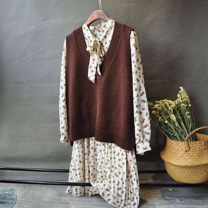 LGD1 ÁO LEN GILE HÀN QUỐC PHONG CÁCH VINTAGE | BigBuy360 - bigbuy360.vn