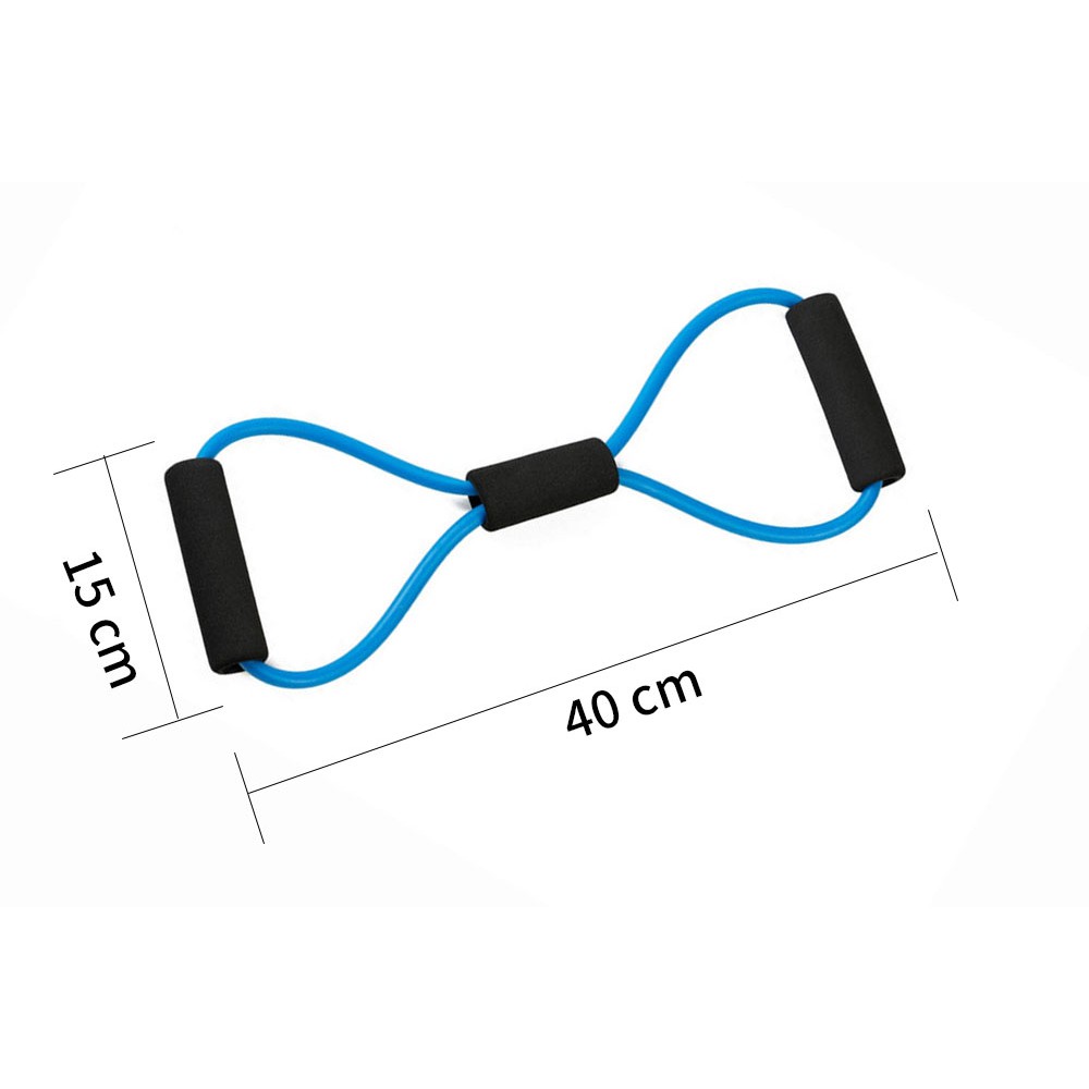 Dây kháng lực bằng cao su đàn hồi hỗ trợ tập thể dục tại nhà