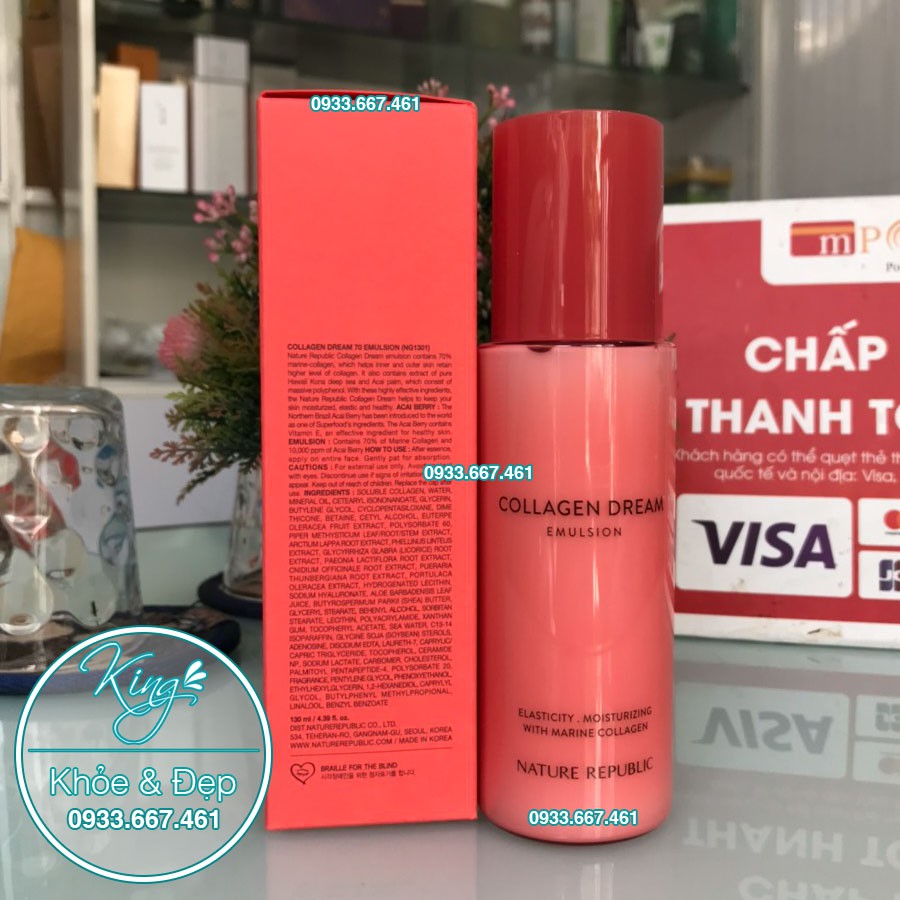 Sữa Dưỡng Nature Republic Collagen Dream Emulsion