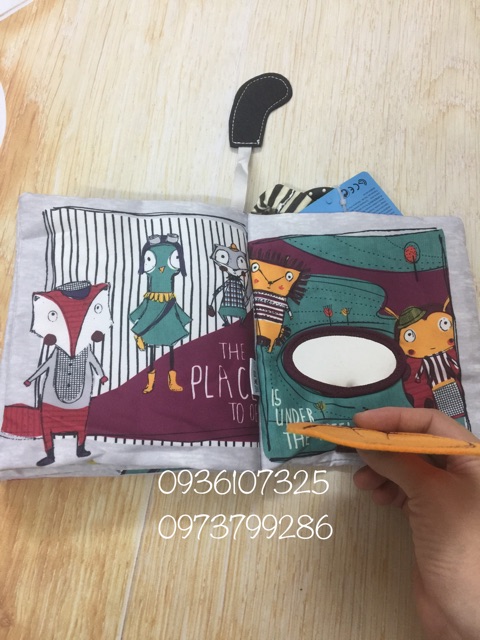 Sách vải kích thích thị giác Dưới gốc cây