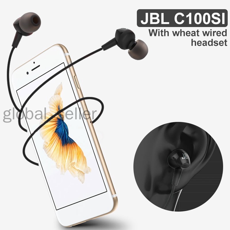 Tai nghe có dây nhét tai JBL C100SI - Hàng chính hãng