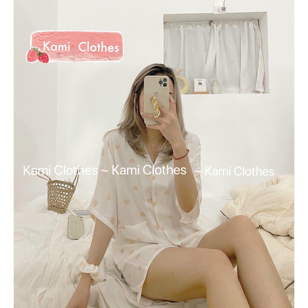 Đồ bộ nữ đũi mềm cộc tay, bộ pijama cao cấp Korea nhiều họa tiết dễ thương cho mùa hè - KAMI Clothes | BigBuy360 - bigbuy360.vn