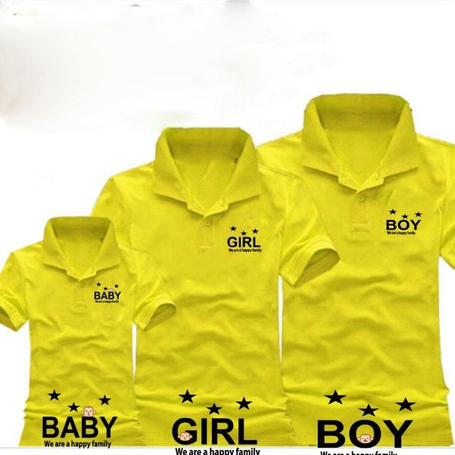 Combo 12 áo cổ trụ gia đình