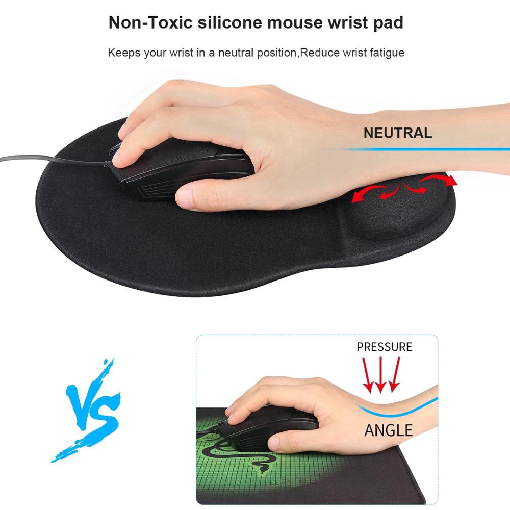 Đệm gel xốp nâng cấp siêu mềm dùng kê tay cho bàn phím/chuột máy tính chống trượt