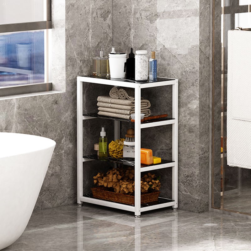 Kệ nhà vệ sinh tầng đứng nhiều giá để đồ phòng tắm kính cường lực ban công hoàn thiện chậu rửa < | BigBuy360 - bigbuy360.vn