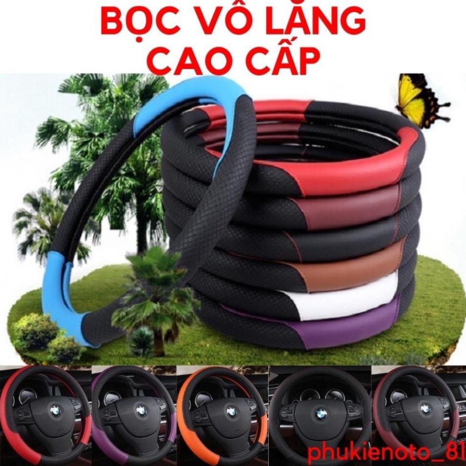 BỌC VÔ LĂNG DA VÂN CARBON MÁT TAY-CHUẨN SIZE XE HƠI-MUA CÙNG THẢM TAPLO