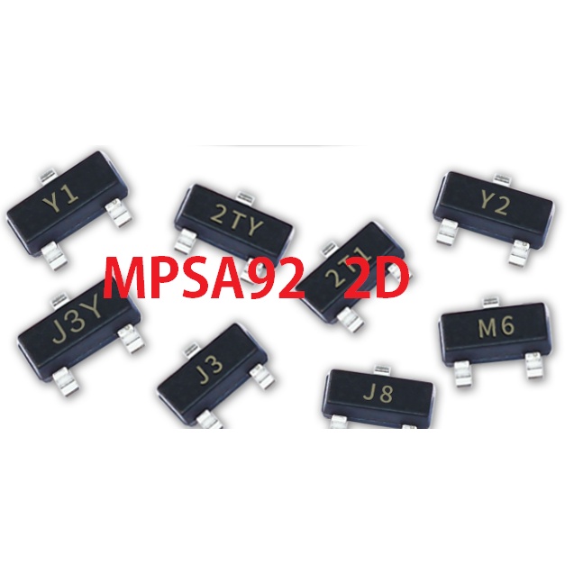 15 IC transistor MPSA92 A92 KSP92 2D SOT-23 chính hãng
