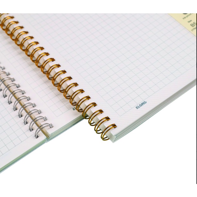 SỔ LÒ XO KÉP B5 CARO BÌA TRONG  120 TRANG KLONG MS 584