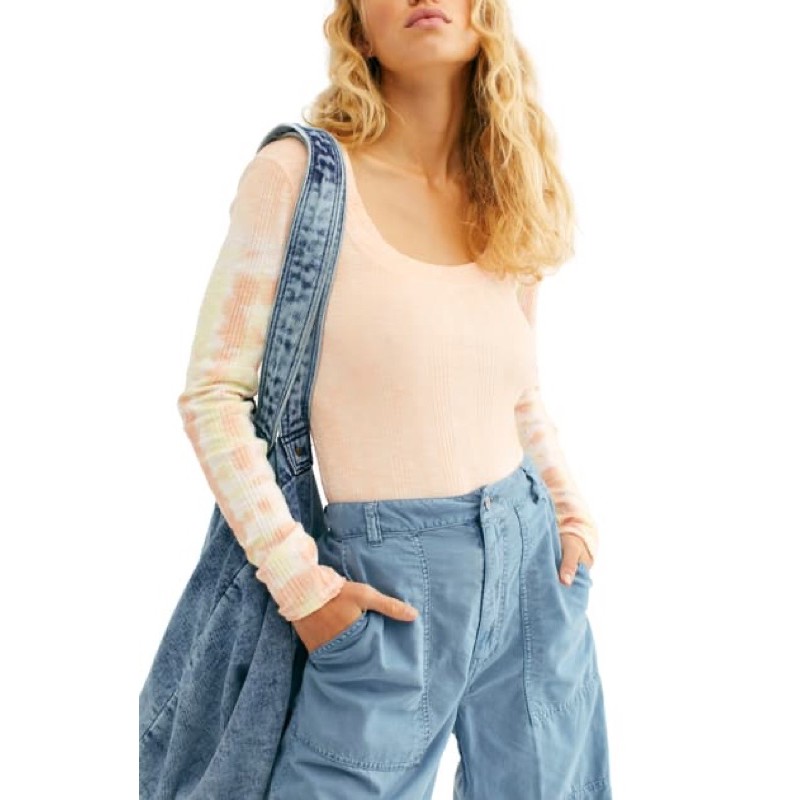 Áo thun dài tay mặc thu đông FreePeople hàng xuất khẩu