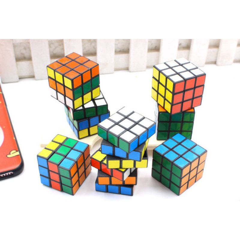 combo 8 rubik 3cm x3cm xoay được