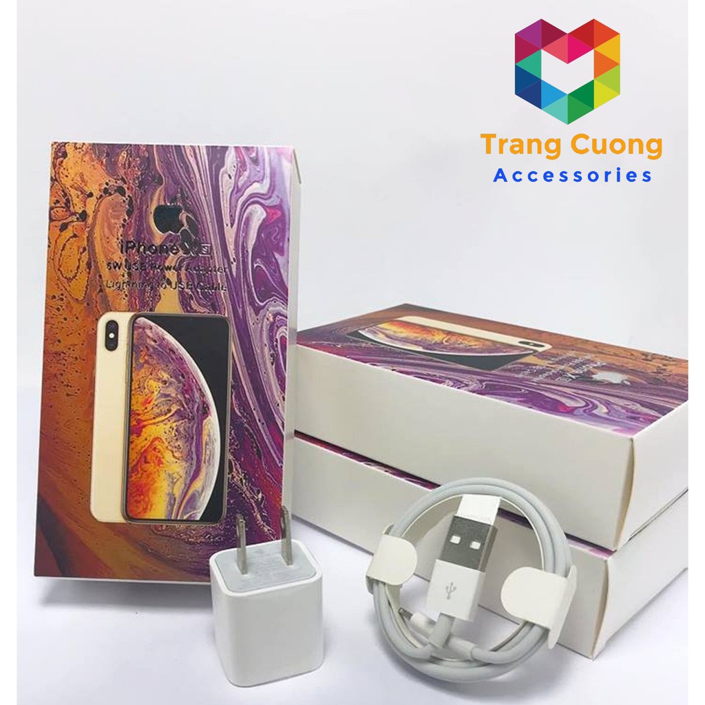 [Mã ELFLASH5 giảm 20K đơn 50K] [FREESHIP] Bộ sạc IPHONE cao cấp chính hãng Apple