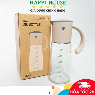 Bình đựng dầu ăn, nước mắm với nắp mở tự động LLG706 Lock&Lock 300ml - Hàng chính hãng - Happi House