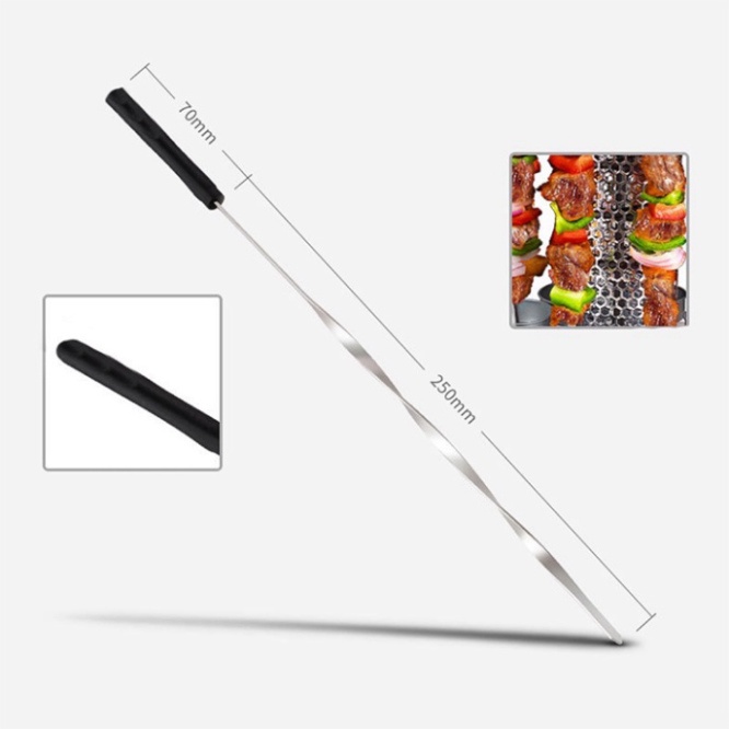 Bếp nướng thịt, hải sản xiên que quay 360 cao cấp không khói SOKANY