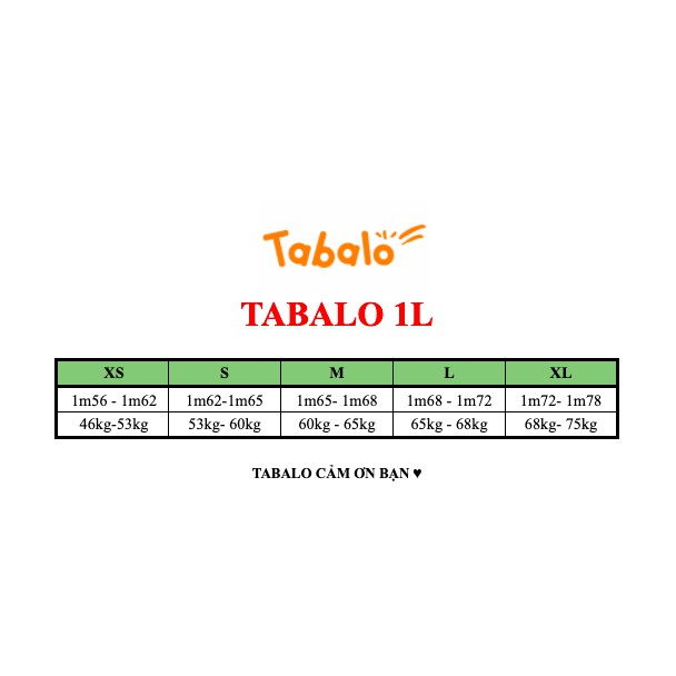 [Mã LTP50 giảm 50000 đơn 150000] TABALO - Áo Khoác Gió 1 Lớp Tabalo Light Jacket